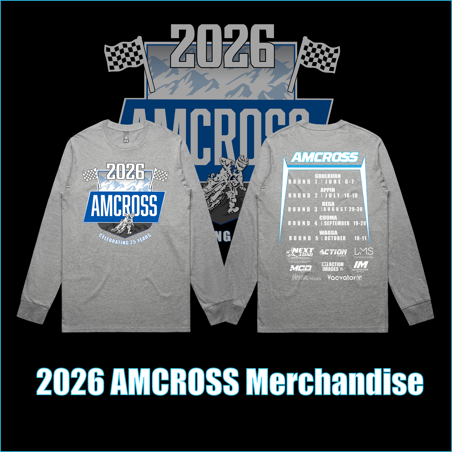 2026 AMCROSS Long Sleeve T-Shirt